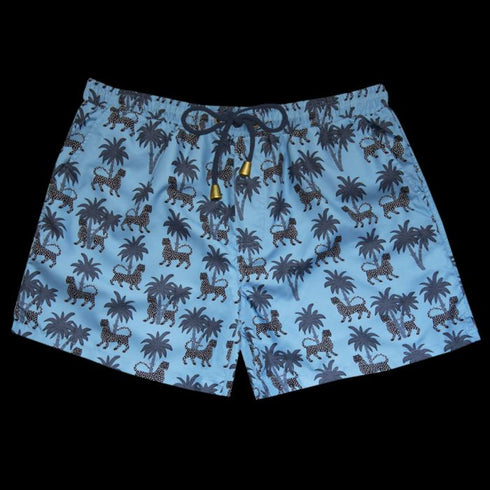 Gattopardo light blue swim shorts